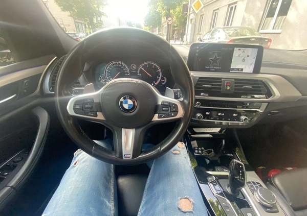 BMW X3 cena 136000 przebieg: 156000, rok produkcji 2018 z Pabianice małe 407